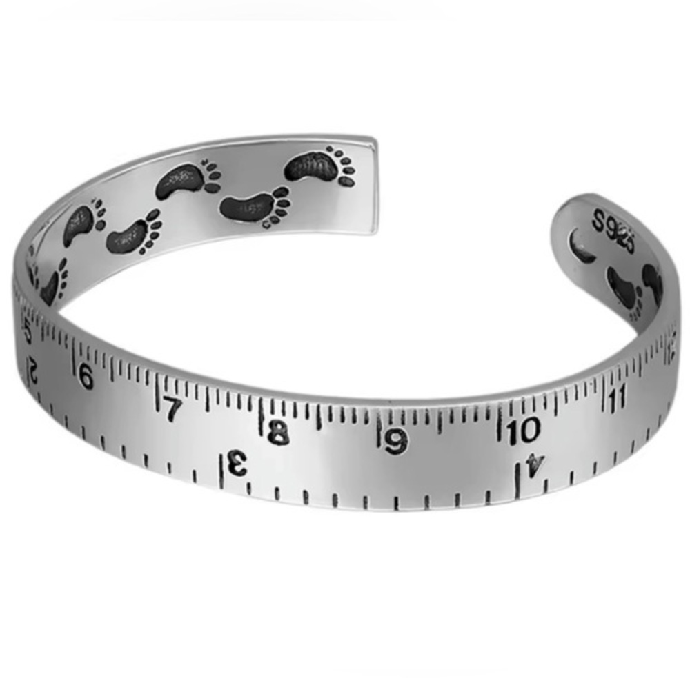 Silver Measuring bangle